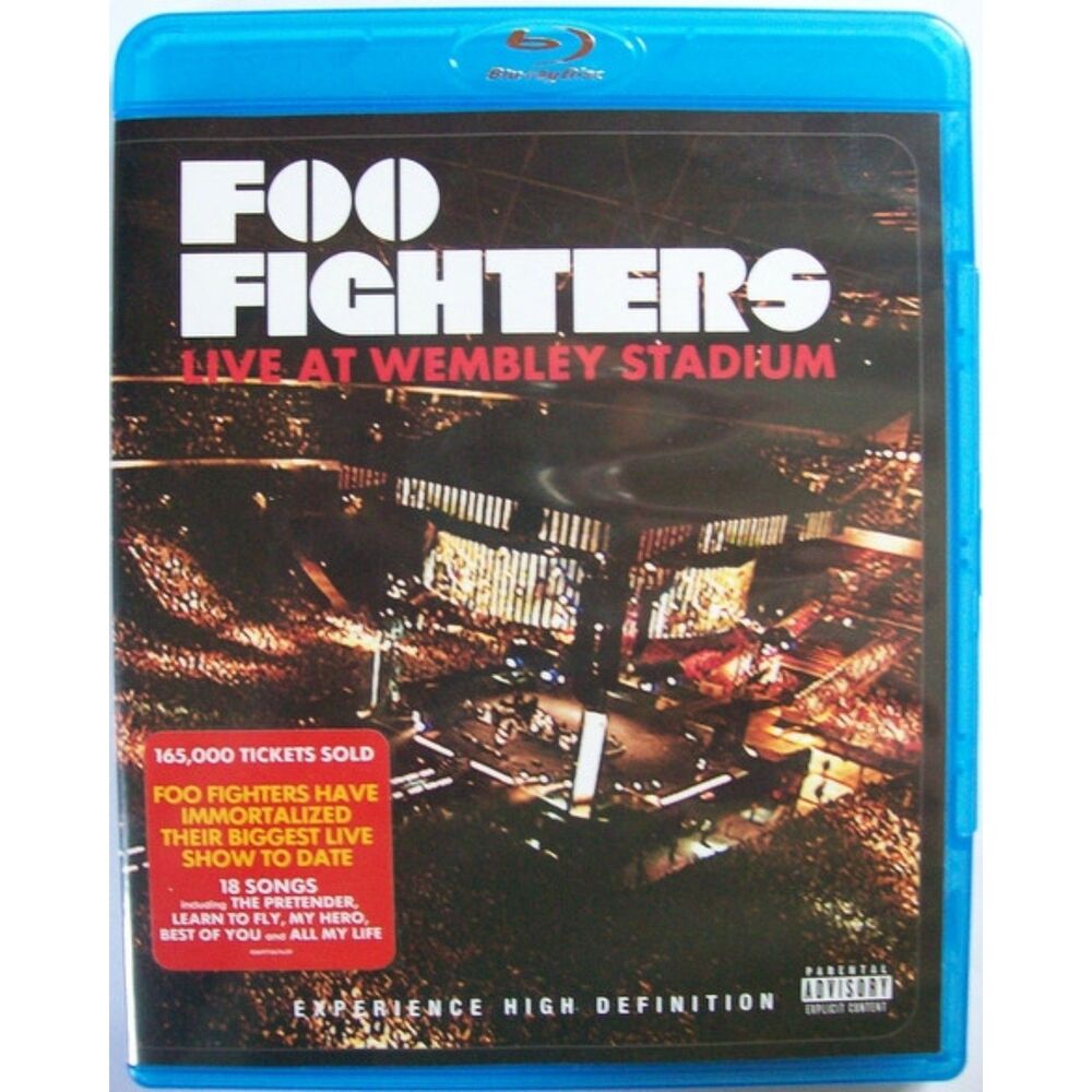 NEW! Foo‎ Fighters – Live At Wembley Stadium Blu-ray, Stereo, Multichannel